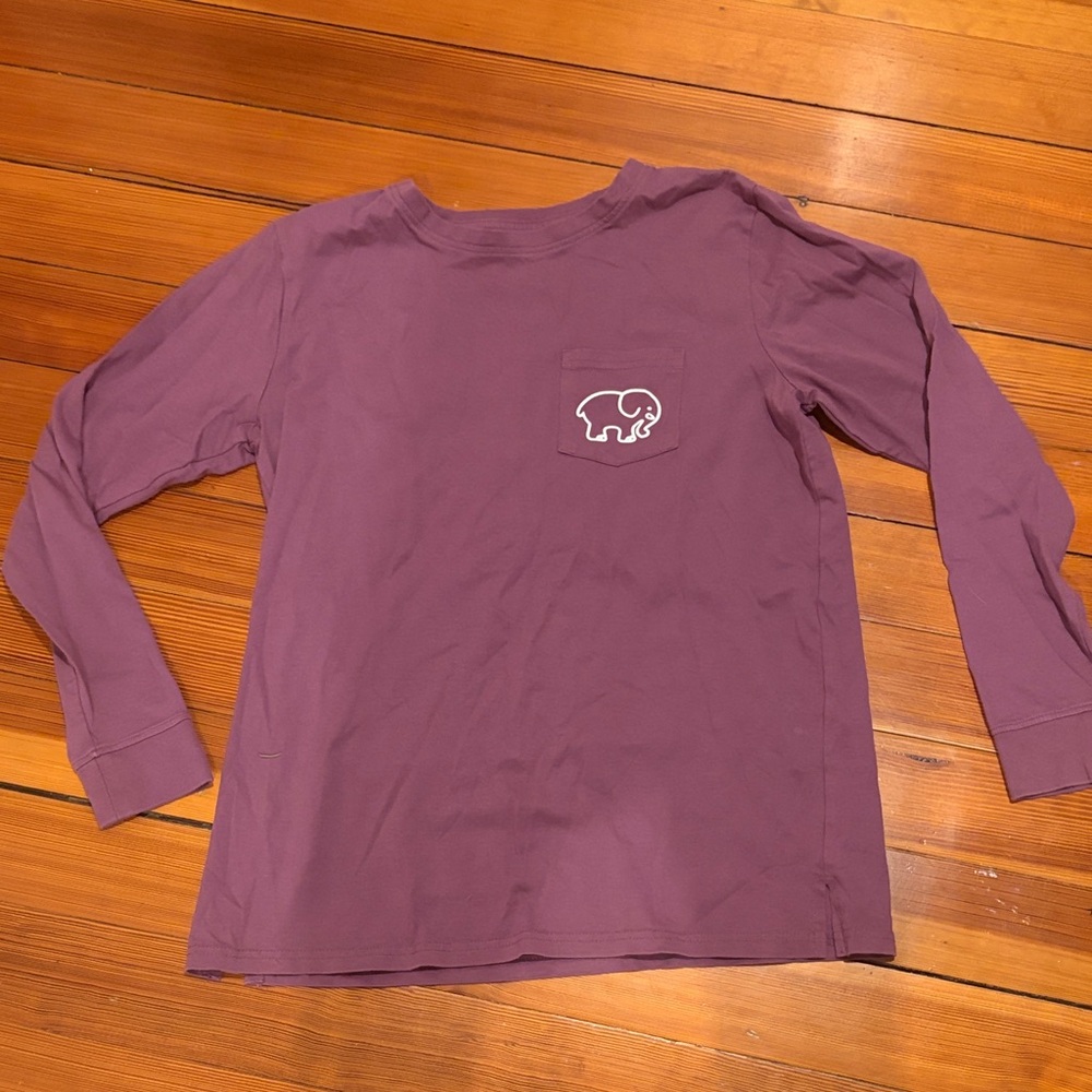 Purple  Ivory Ella Long Sleeve Shirt